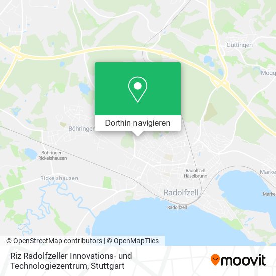 Riz Radolfzeller Innovations- und Technologiezentrum Karte