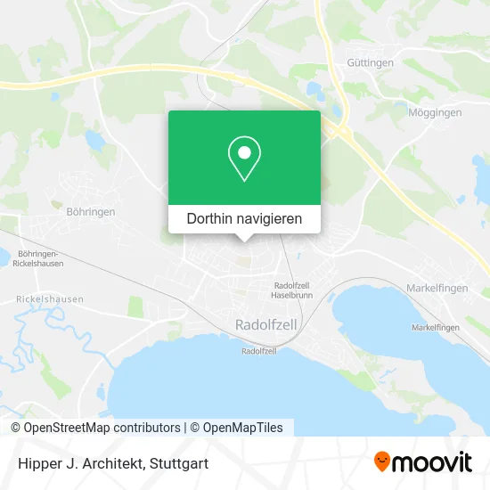 Hipper J. Architekt Karte