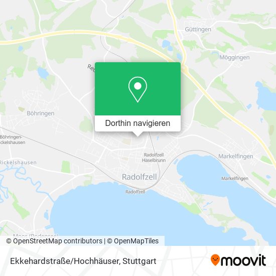 Ekkehardstraße/Hochhäuser Karte