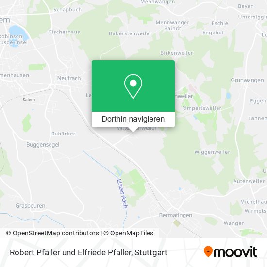 Robert Pfaller und Elfriede Pfaller Karte