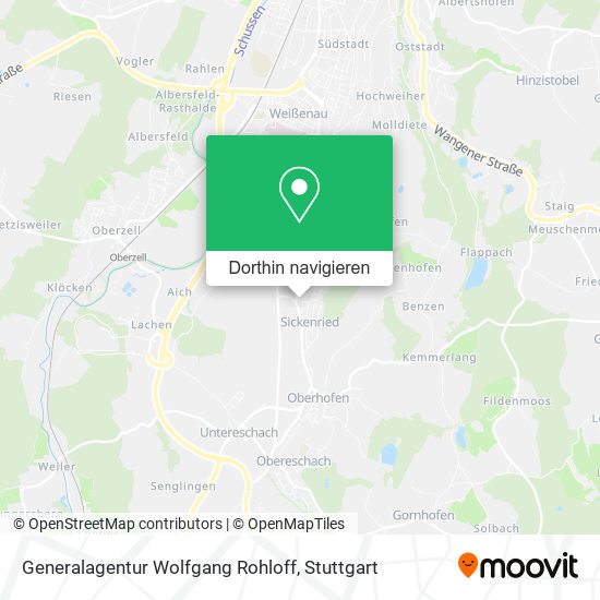 Generalagentur Wolfgang Rohloff Karte