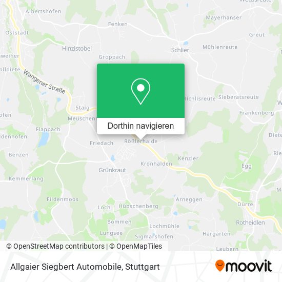 Allgaier Siegbert Automobile Karte