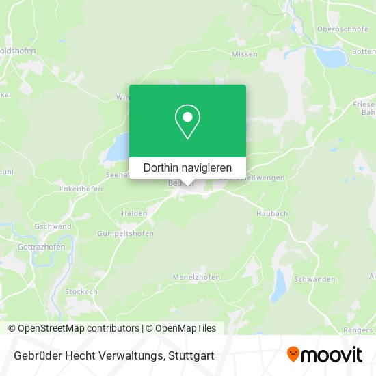 Gebrüder Hecht Verwaltungs Karte