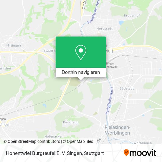 Hohentwiel Burgteufel E. V. Singen Karte