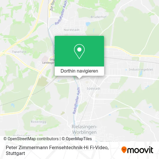 Peter Zimmermann Fernsehtechnik-Hi Fi-Video Karte