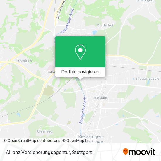 Allianz Versicherungsagentur Karte