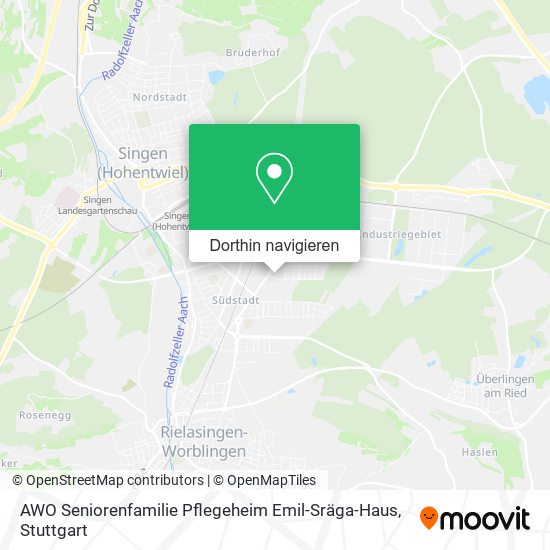AWO Seniorenfamilie Pflegeheim Emil-Sräga-Haus Karte