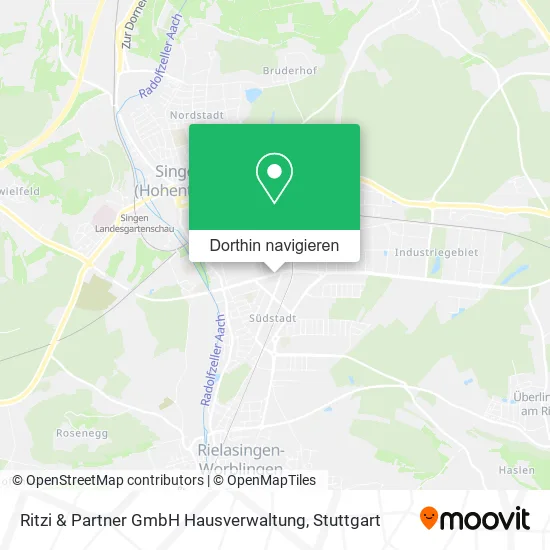 Ritzi & Partner GmbH Hausverwaltung Karte