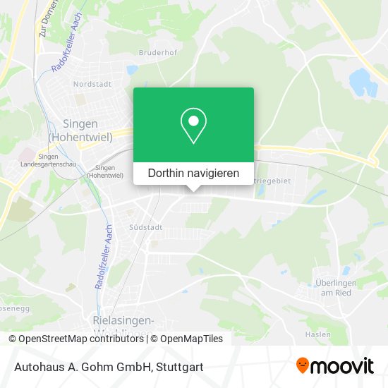 Autohaus A. Gohm GmbH Karte