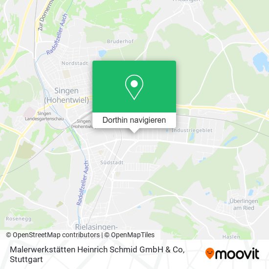Malerwerkstätten Heinrich Schmid GmbH & Co Karte