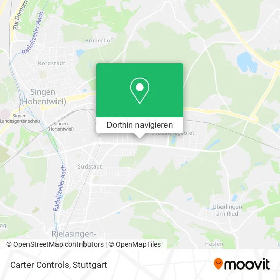 Carter Controls Karte