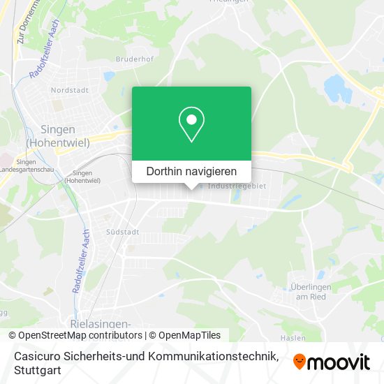 Casicuro Sicherheits-und Kommunikationstechnik Karte