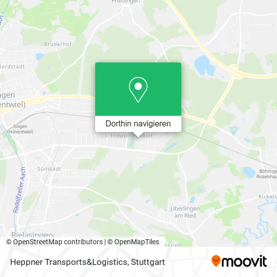 Heppner Transports&Logistics Karte