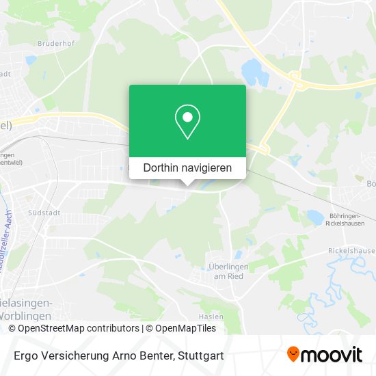 Ergo Versicherung Arno Benter Karte