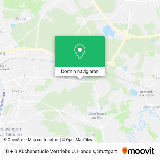 B + B Küchenstudio Vertriebs U. Handels Karte