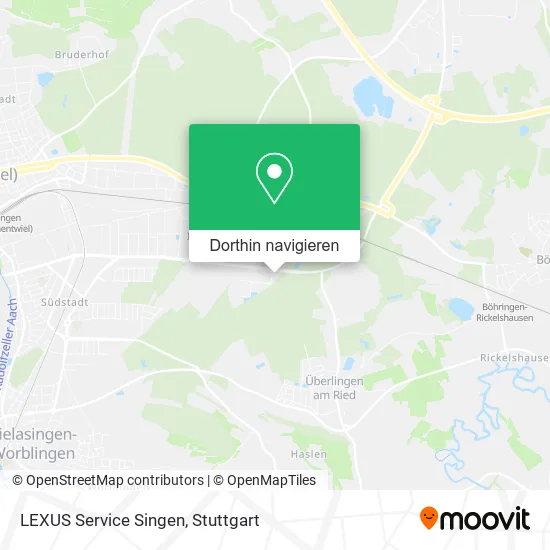 LEXUS Service Singen Karte