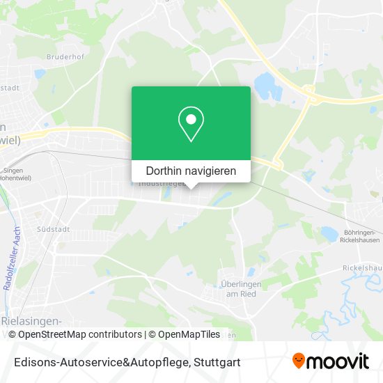 Edisons-Autoservice&Autopflege Karte