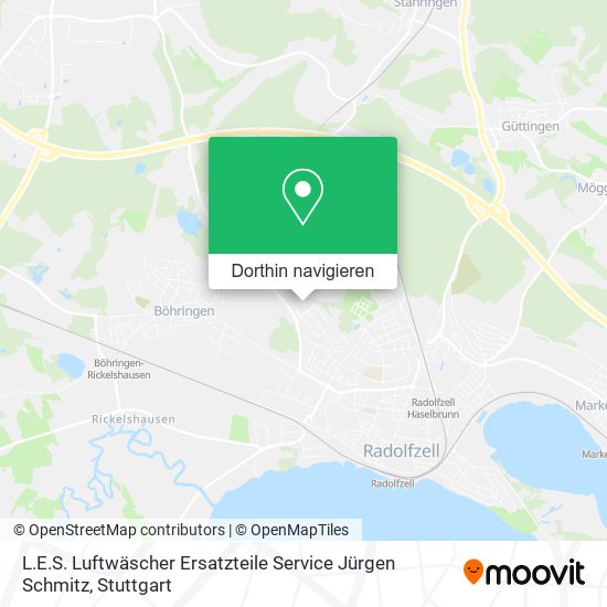 L.E.S. Luftwäscher Ersatzteile Service Jürgen Schmitz Karte