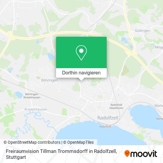 Freiraumvision Tillman Trommsdorff in Radolfzell Karte