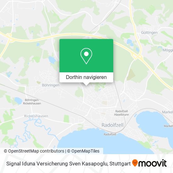 Signal Iduna Versicherung Sven Kasapoglu Karte