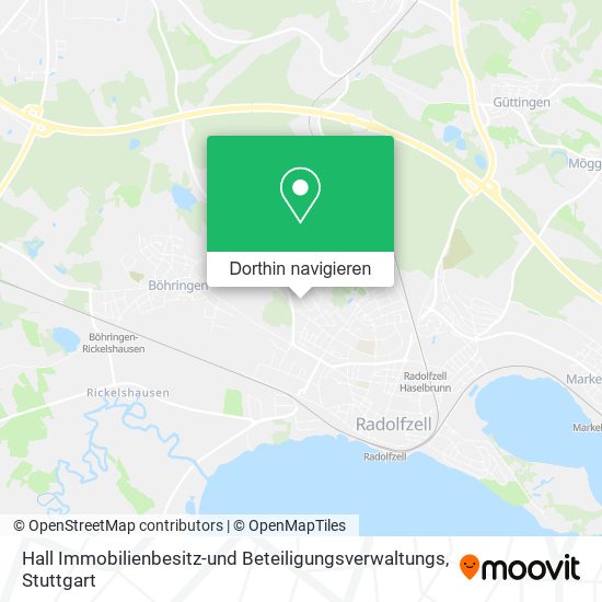 Hall Immobilienbesitz-und Beteiligungsverwaltungs Karte