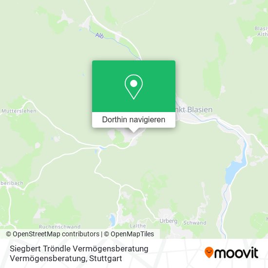 Siegbert Tröndle Vermögensberatung Vermögensberatung Karte