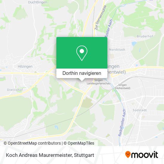 Koch Andreas Maurermeister Karte