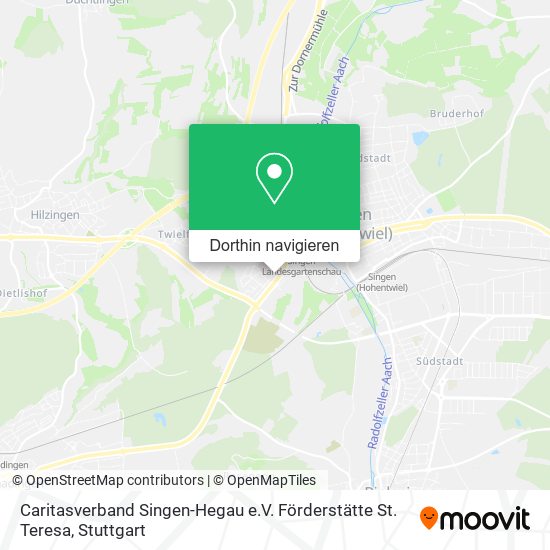 Caritasverband Singen-Hegau e.V. Förderstätte St. Teresa Karte