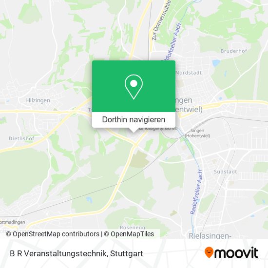 B R Veranstaltungstechnik Karte