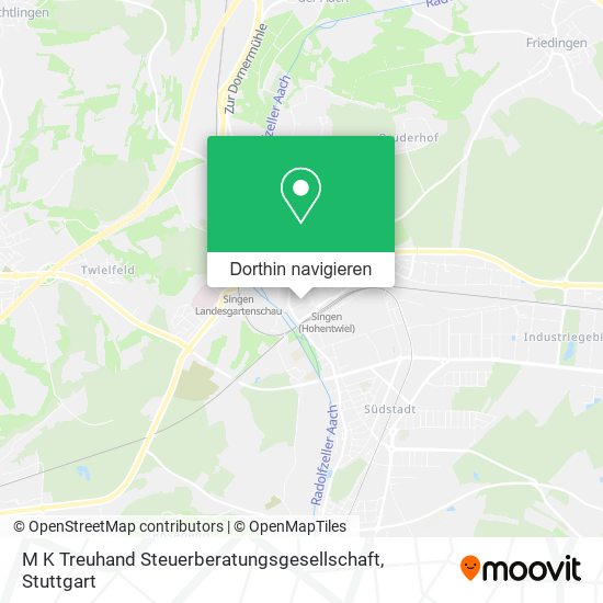 M K Treuhand Steuerberatungsgesellschaft Karte