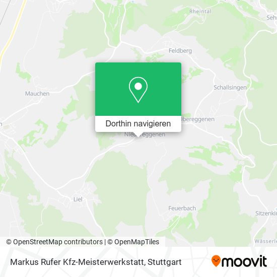 Markus Rufer Kfz-Meisterwerkstatt Karte