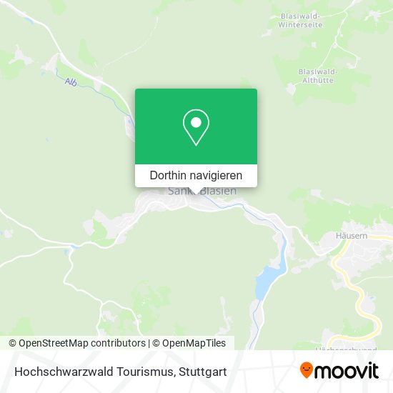 Hochschwarzwald Tourismus Karte