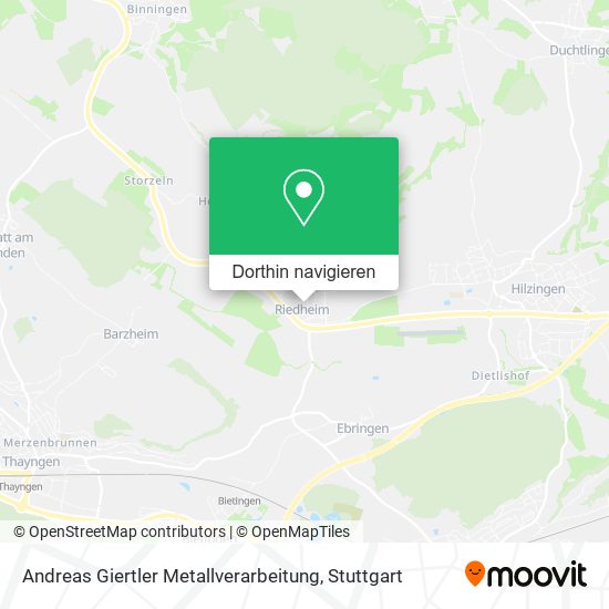 Andreas Giertler Metallverarbeitung Karte