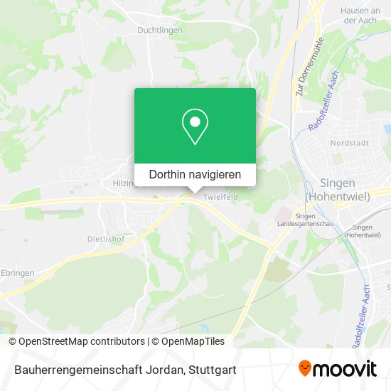 Bauherrengemeinschaft Jordan Karte