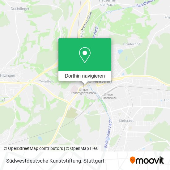 Südwestdeutsche Kunststiftung Karte