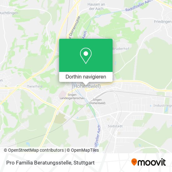 Pro Familia Beratungsstelle Karte