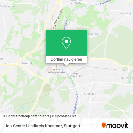 Job-Center Landkreis Konstanz Karte