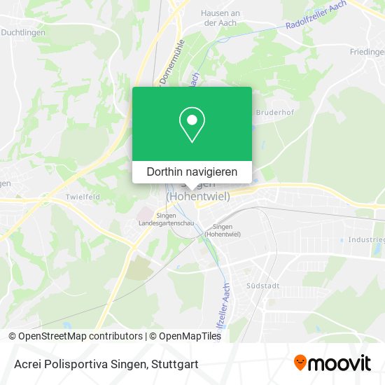 Acrei Polisportiva Singen Karte