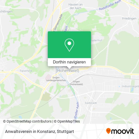 Anwaltsverein in Konstanz Karte