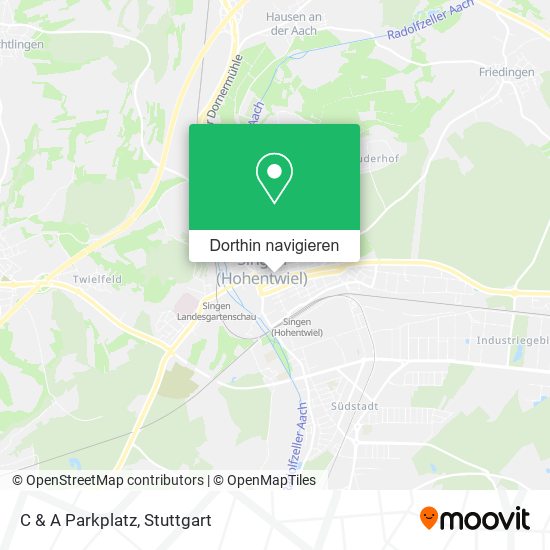 C & A Parkplatz Karte