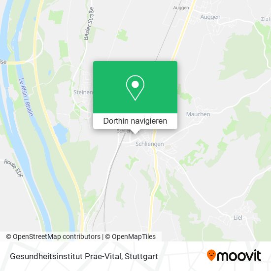 Gesundheitsinstitut Prae-Vital Karte