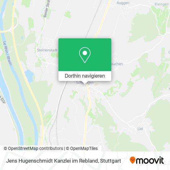 Jens Hugenschmidt Kanzlei im Rebland Karte