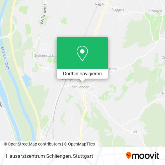 Hausarztzentrum Schliengen Karte