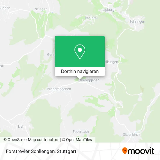 Forstrevier Schliengen Karte