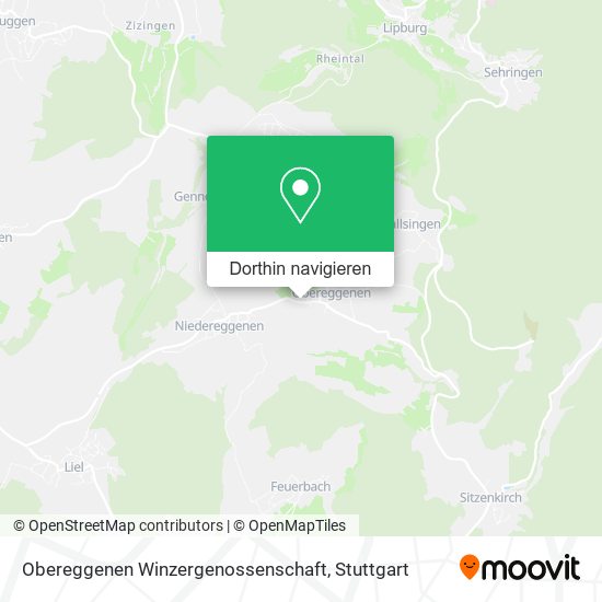 Obereggenen Winzergenossenschaft Karte