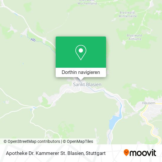 Apotheke Dr. Kammerer St. Blasien Karte
