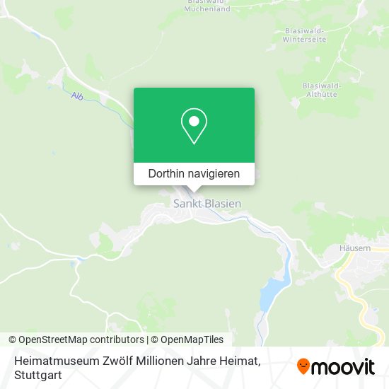 Heimatmuseum Zwölf Millionen Jahre Heimat Karte