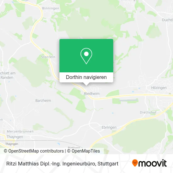 Ritzi Matthias Dipl.-Ing. Ingenieurbüro Karte