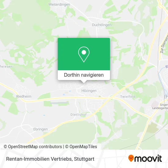 Rentan-Immobilien Vertriebs Karte