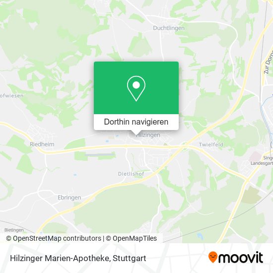 Hilzinger Marien-Apotheke Karte